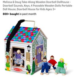 Wooden Doorbell Dollhouse