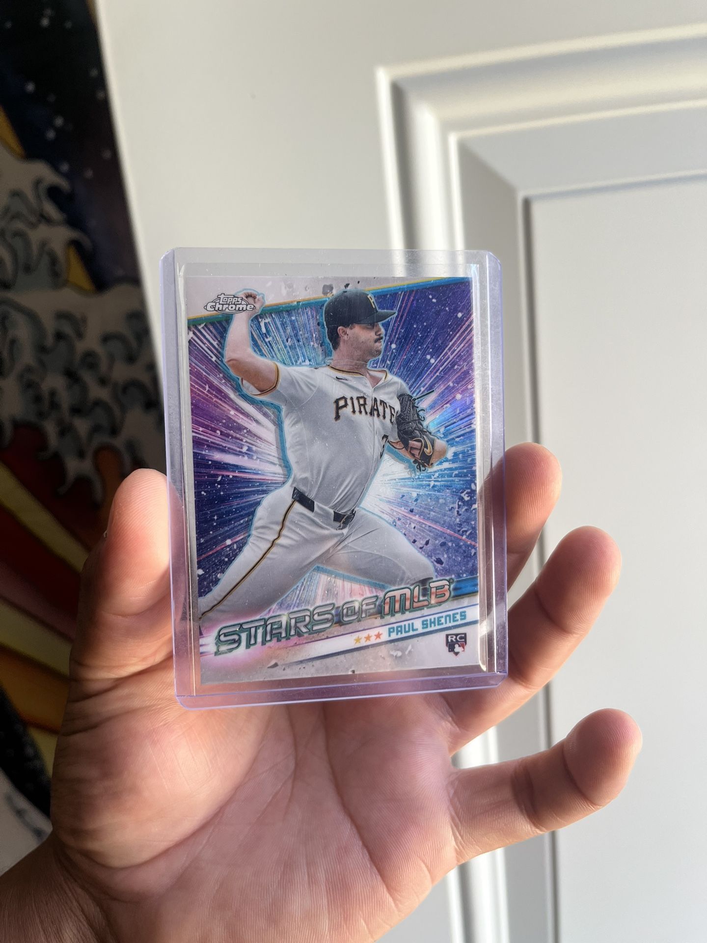 Paul Skenes Topps Chrome Rookie Card