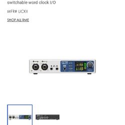 RME UCXII FIRE FACE USB