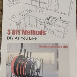 Mudeela Pot Rack Organizer