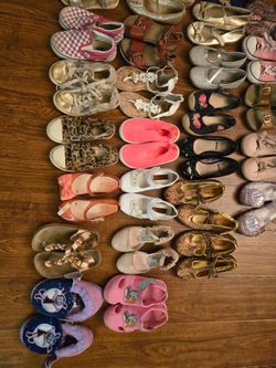 Toddler size 9 girls shoe lot for $120 cash only