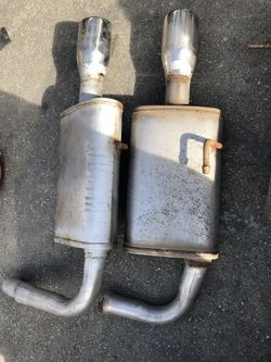 Aftermarket exhaust muffler