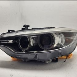 2014 BMW 428i Driver side Headlight assembly Bi-Xenon OEM