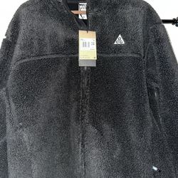Nike ACG Canwell Glacier Therma-FIT ADV Black Fleece Jacket Size Medium NWT
