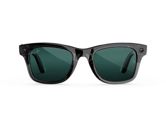 Ray-Ban Meta Gen 3 Wayfarer Transitions Smart Glasses RW4011 Transparent Black