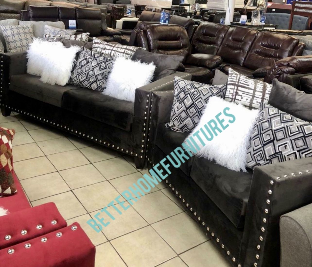 New sectional in box- $0 interest Finance available- shop now pay later.