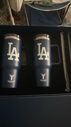 LA Dodgers Yaamava Tumbler Mug Set of 2