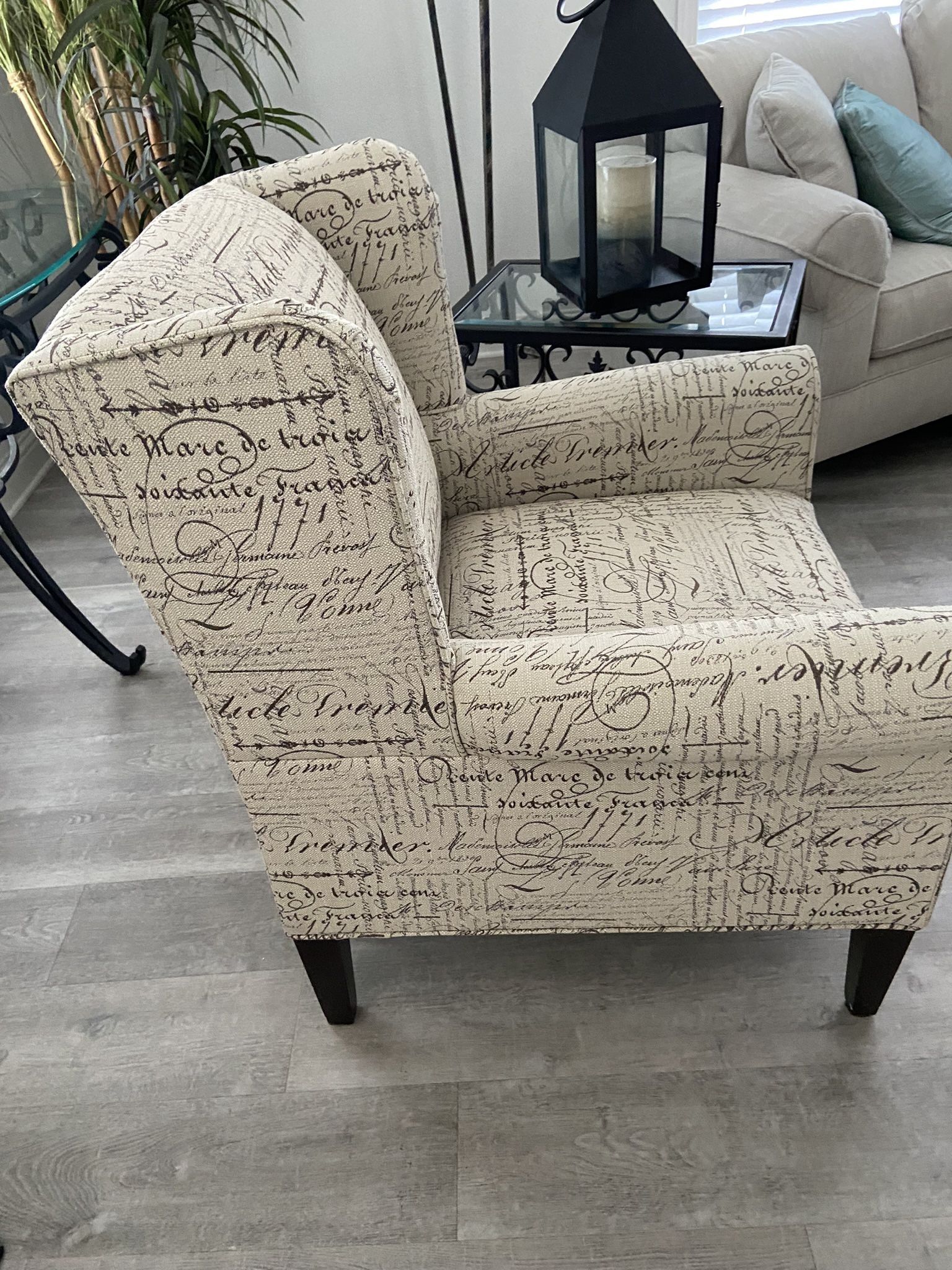 1 Bassett Designer Chair and Ottoman