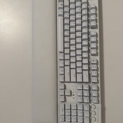 Razer BlackWidow v4 PRO (WHITE) (Green Switches/Clicky)