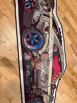 JDM Car Graphic Area Rug