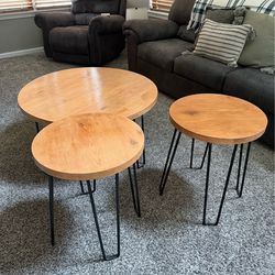 Coffee Table with 2 Side Tables