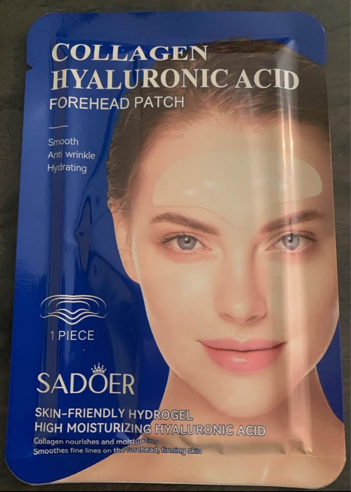 Collagen Hyaluronic acid Forehead Patches Skin Smoothing - 5 Pcs