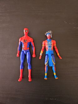 Marvel Legends Across The Spider-verse Pavitr Prabhakar And Into The Spider-verse Peter Parker 
