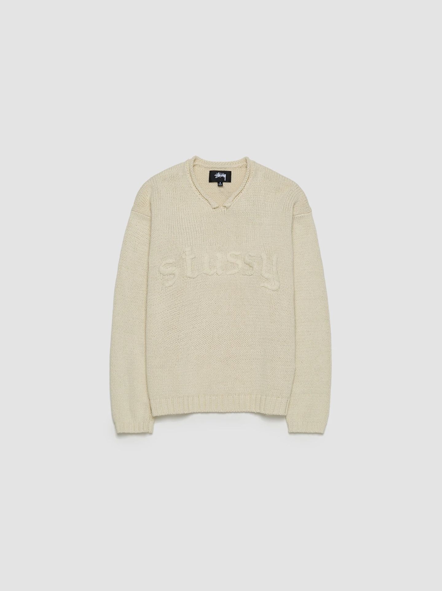 Stussy Embroidered V Neck Sweater