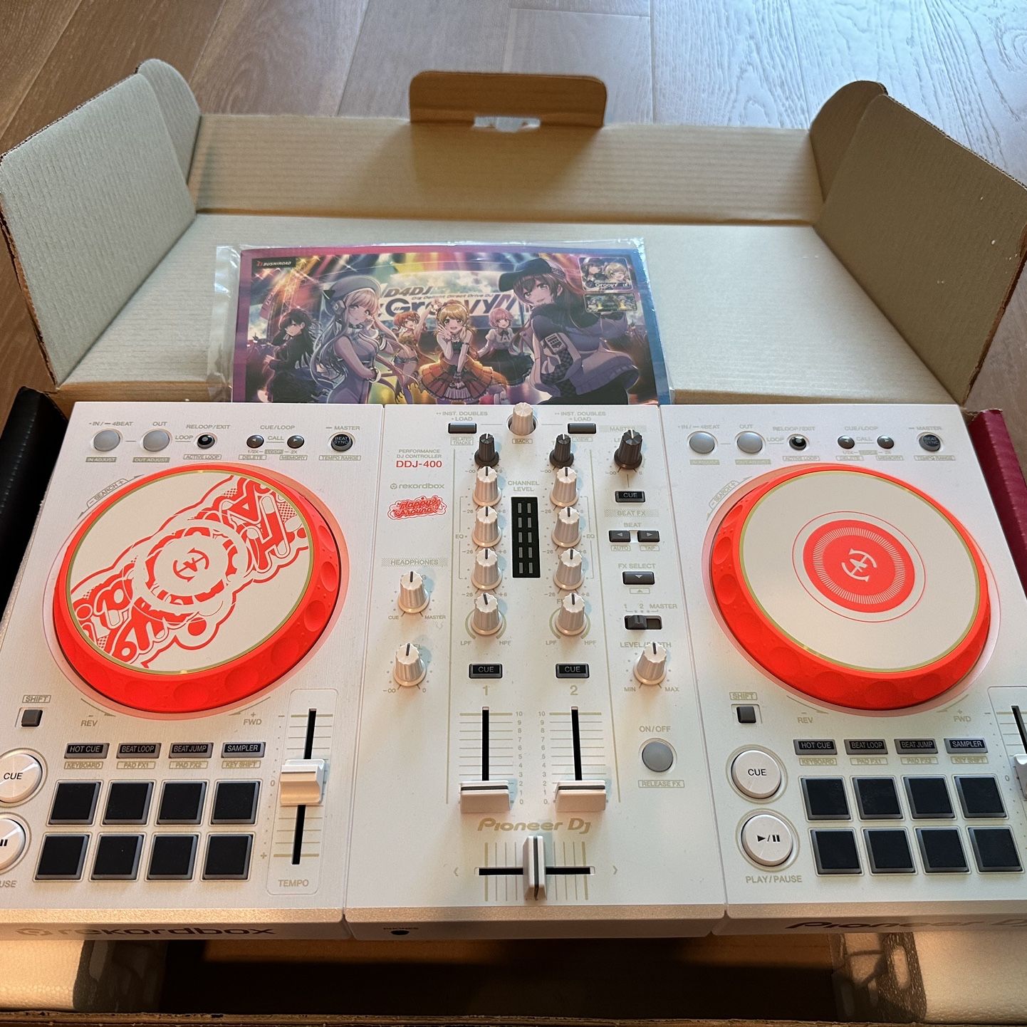 Pioneer DJ DDJ-400-HA D4DJ Happy Around… Mint ] Pioneer DDJ-400-HA D4DJ Happy Around! Collaboration