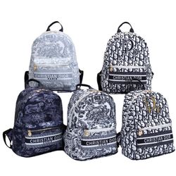 Brand New Medium Size - Christian Dior Back Pack With Dust Bag - All Colors Available 