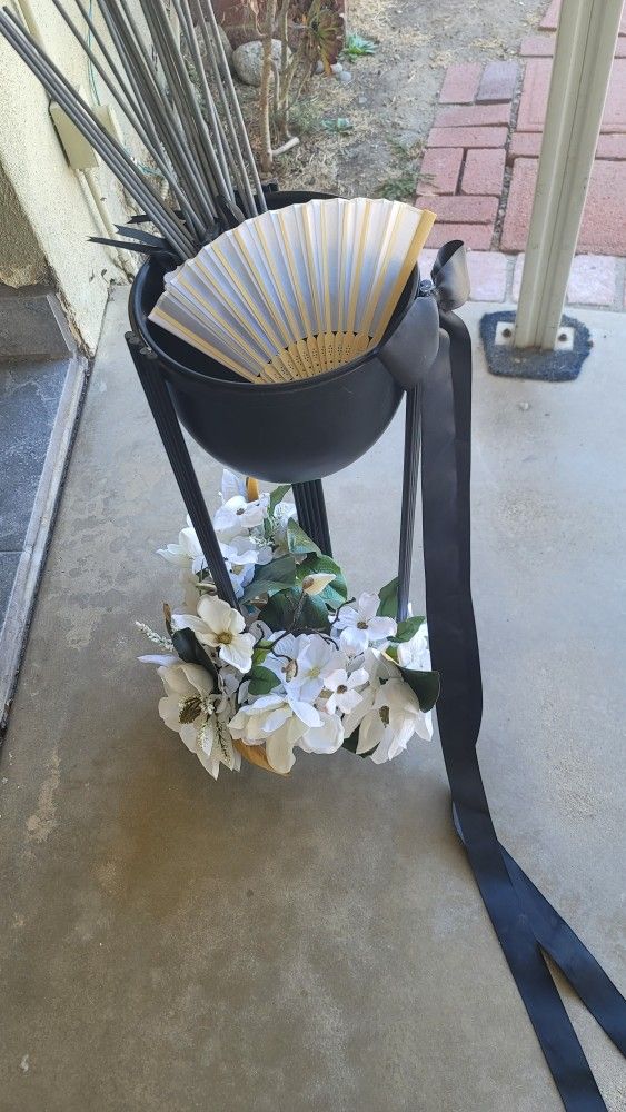 Hand Fan Holder Made For Wedding