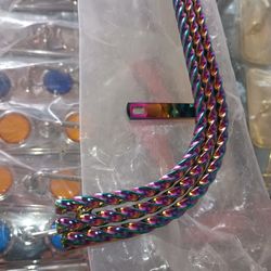 Neo Chrome AKA Oil Slicks Chain Guard For 20 Inch Lowrider Bike