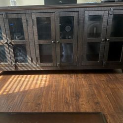Solid Wood Entertainment Center