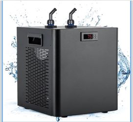 79 Gallon 1/3HP Aquarium Chiller - Energy Efficient Fish Tank Water Chiller for Axolotl, Freshwater & Saltwater Tanks, Quiet & Durable, Model AL-300