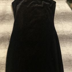 Black Glitter Dress