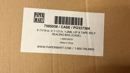 Supply - Sealing Clear Bags With Tape 