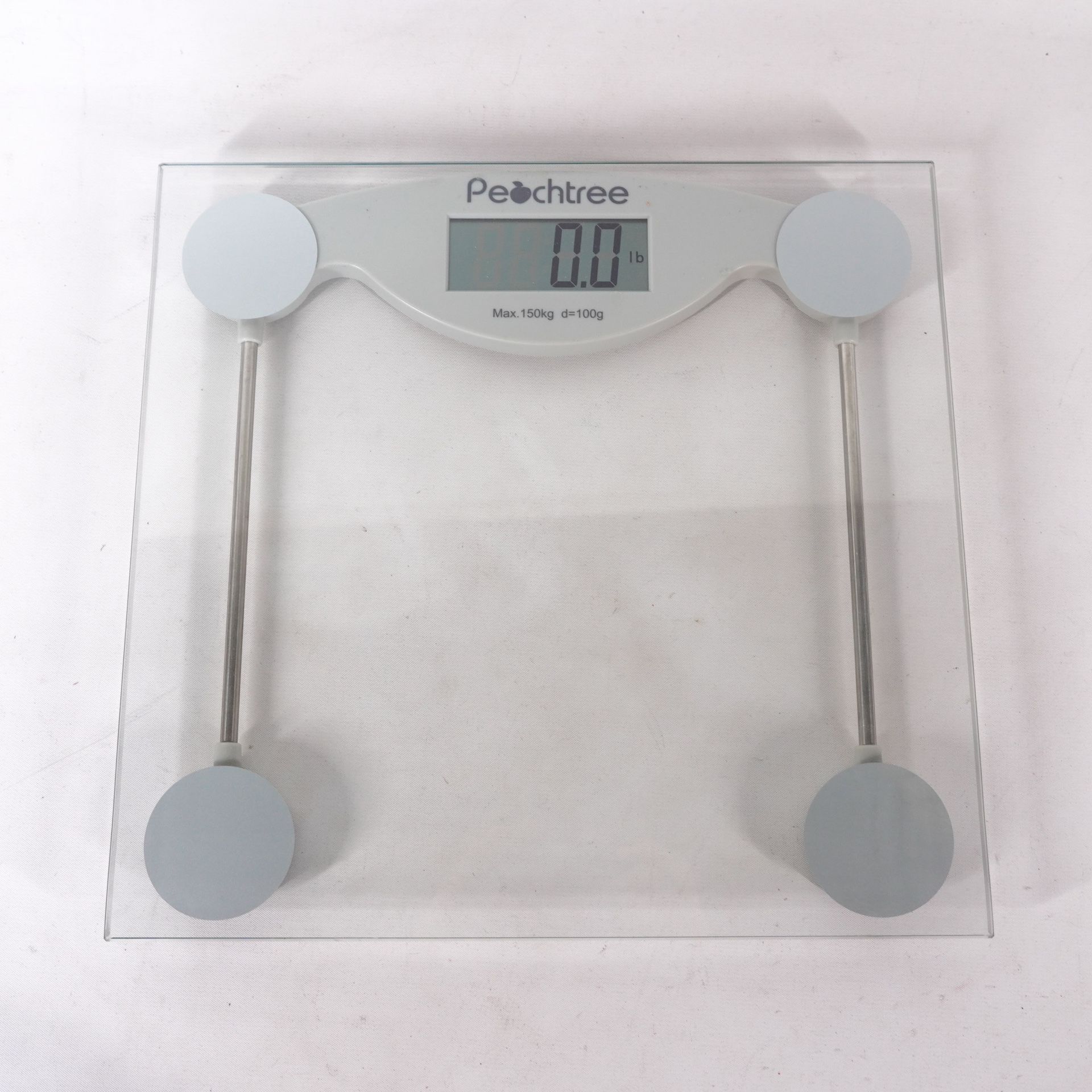 Peachtree Weight Scale Glass Digital Model GS-150 Works, Batteries Not Included