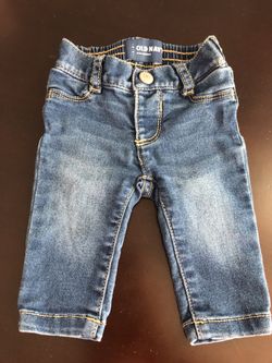 Baby skinny jeans & onesie 0-3 months