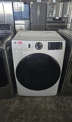 GE Front Load Electric Dryer – Stackable, Sensor Dry, White