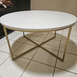 White coffee table