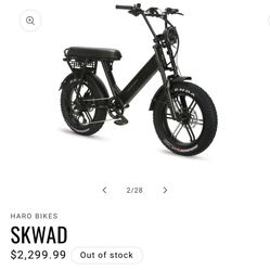 Haro Skwad 2 In 1 E-bike With Out Battery