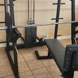 Home Gym Set Olympic Free Weights Rack