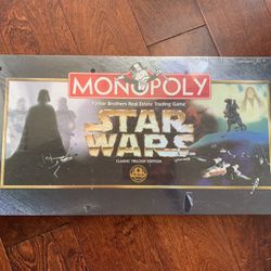 NEW And Sealed Star Wars Classic Trilogy Monopoly Game