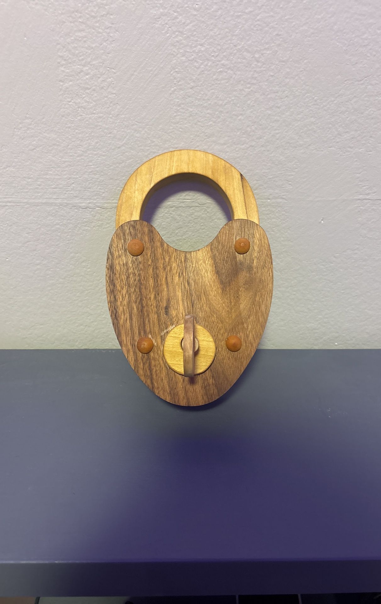 Handmade Wooden Lock