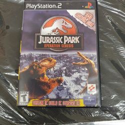 Jurassic Park Operation Genesis Ps2