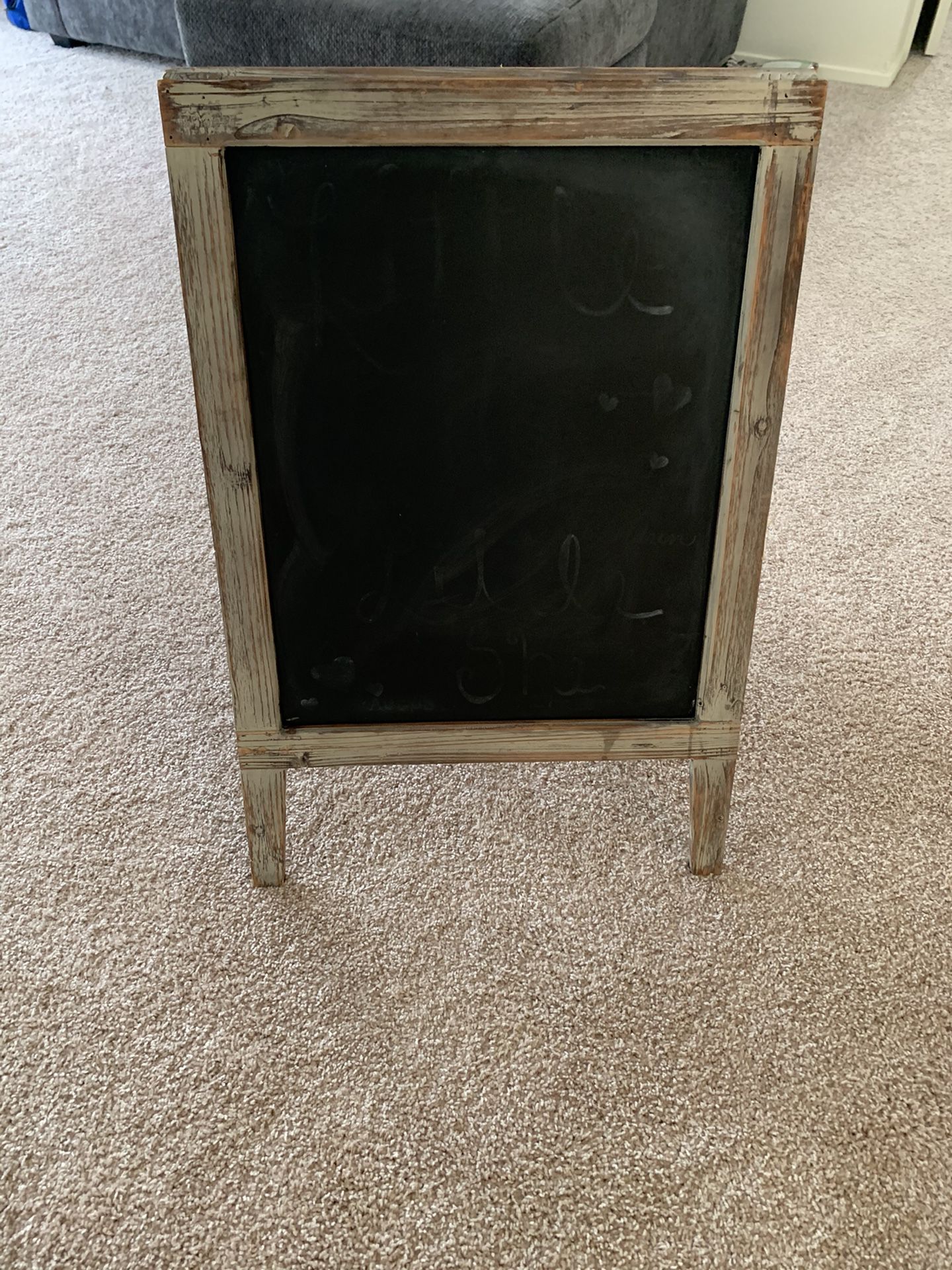 Large Standing Chalkboard
