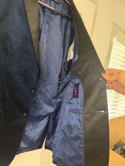 Navy blue man blazers