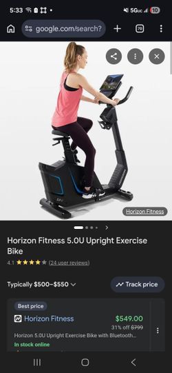 Exercise bike horizon 5.0