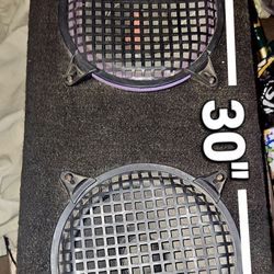 Subwoofer Box With Speakers 