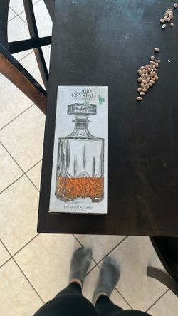 Crystal Liquor Whiskey Bottle