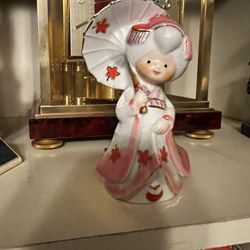 Porcelain Bell Japanese Girl