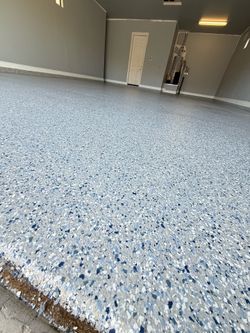 Professional Garage Floor Epoxy – Flake Finish, Free Estimate