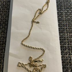 20” 2.5mm Gold Necklace 