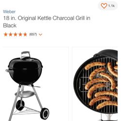 Weber 18 in. Original Kettle Charcoal Grill