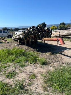 3” and 6” Irrigation Pipes with Trailer