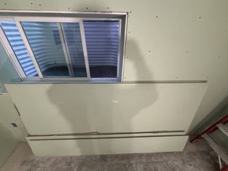 4x8 Sheets Of Drywall Three 1/2" Green, Five 5/8"