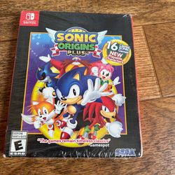 Sonic Origins Plus for Nintendo switch brand new sealed