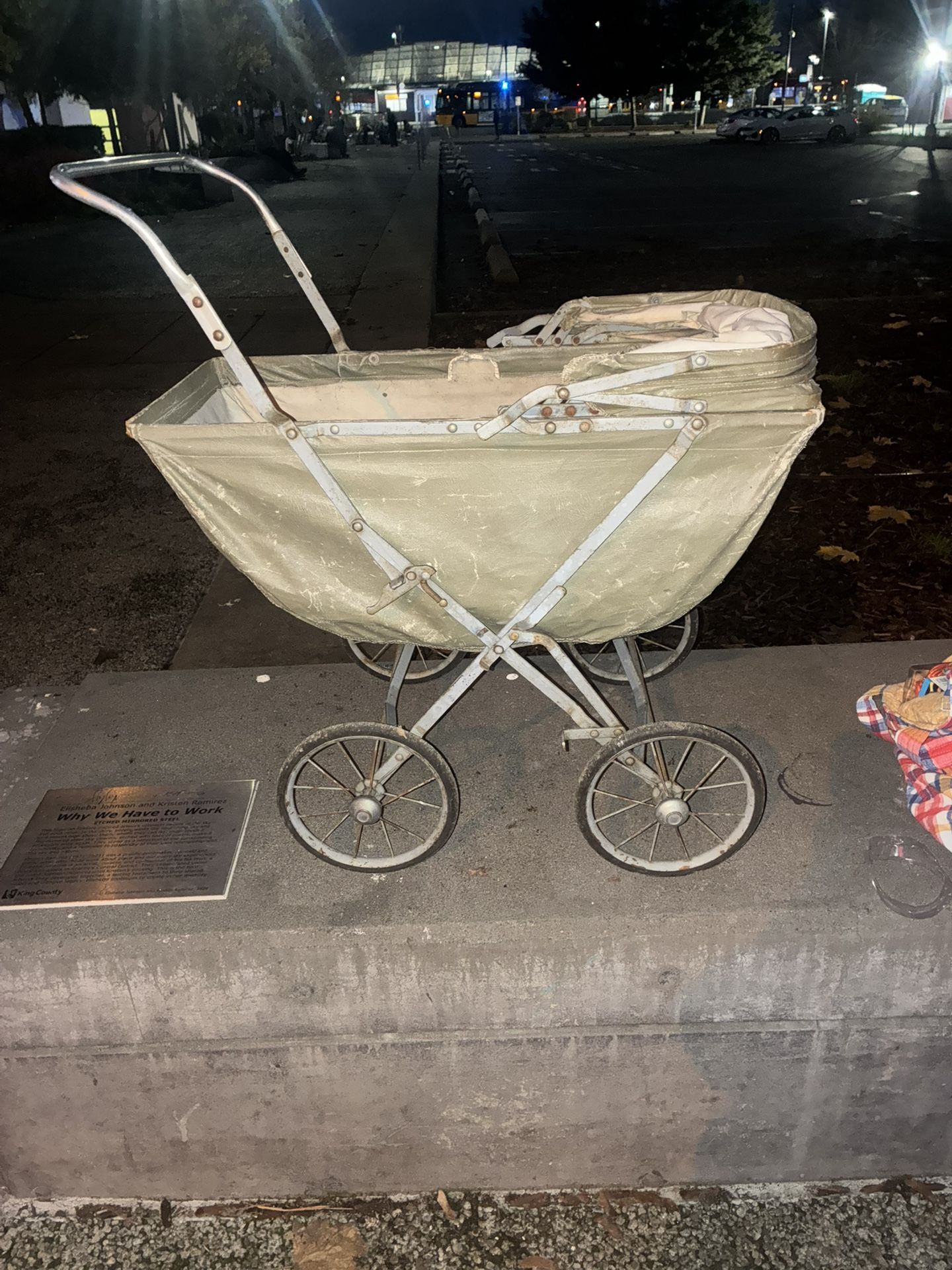 1940s Antique Doll Buggy