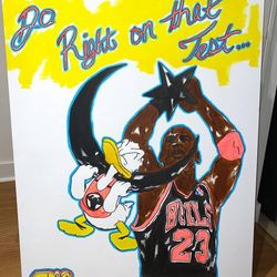 Michael Jordan Painting 