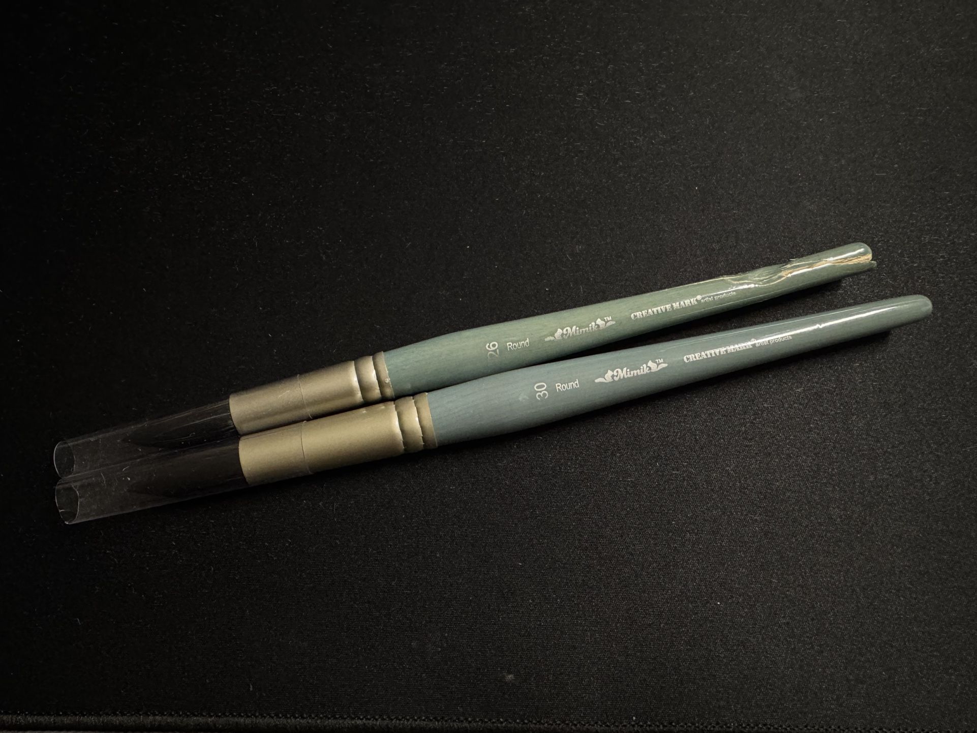 Creative Mark - Mimik Professional Watercolor Brushes - Round # 26 - # 30 - Synthetic Squirrel Hair . $54.98 Value
